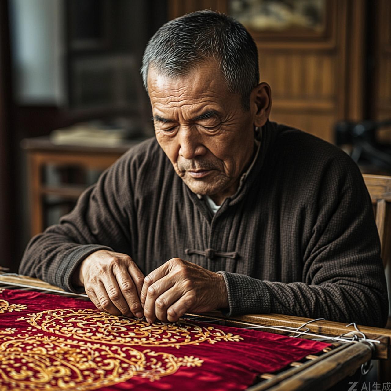 Artisan hands weaving a brighter future