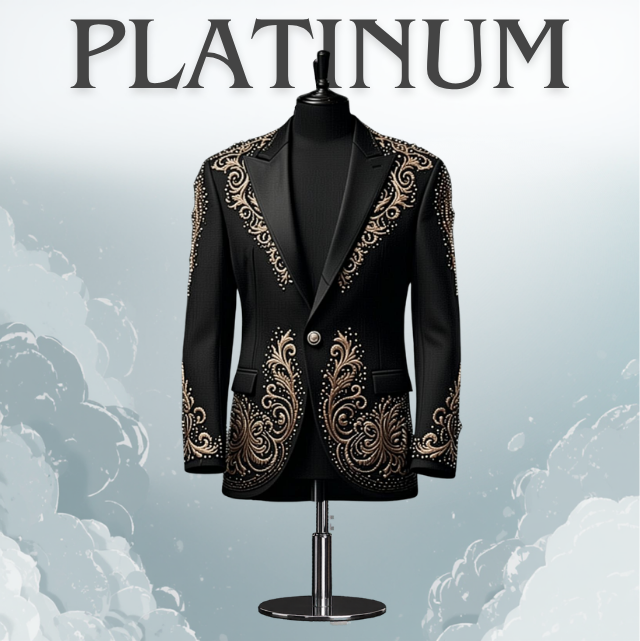 Men’s Deep Black Velvet Tuxedo