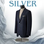 Men’s Navy Blue Slim Suit Coat