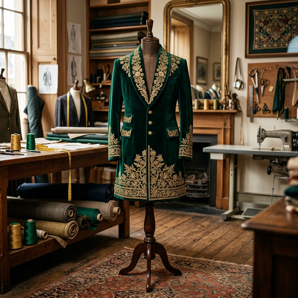 Bespoke Embroidered Coat